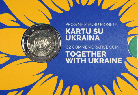 Litauen 2€ 2023 - Gemeinsam mit der Ukraine CC