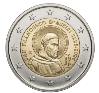 Italien 2 Euro 2026 Franz von Assisi Münze
