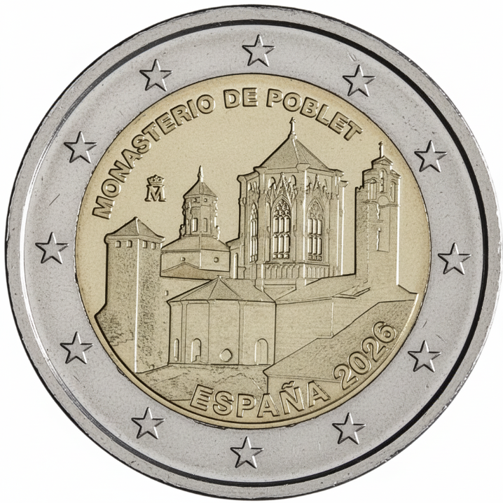 Spanien 2€ 2026 - Kloster Poblet