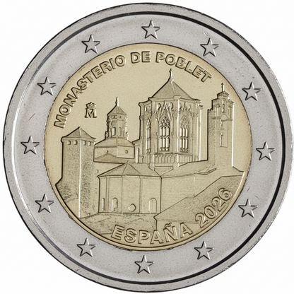 Spanien 2€ 2026 - Kloster Poblet