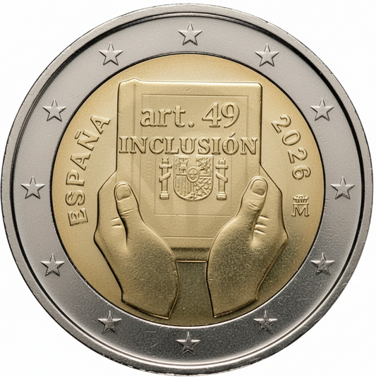 Spanien 2€ 2026 - Inklusion