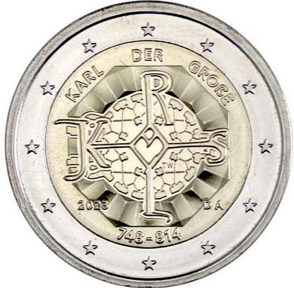 Deutschland 2€ 2023 - Karl der Große A