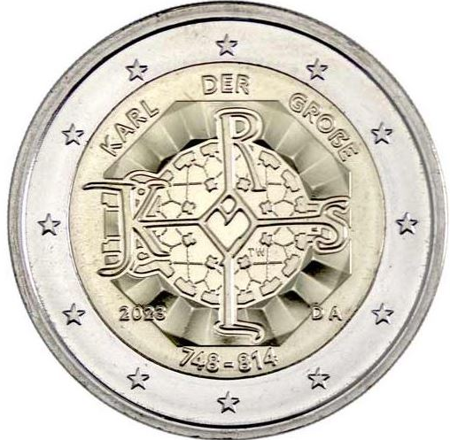 Deutschland 2€ 2023 - Karl der Große A
