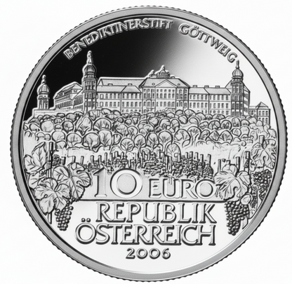 10 Euro Silber 2006 Stift Göttweig PP