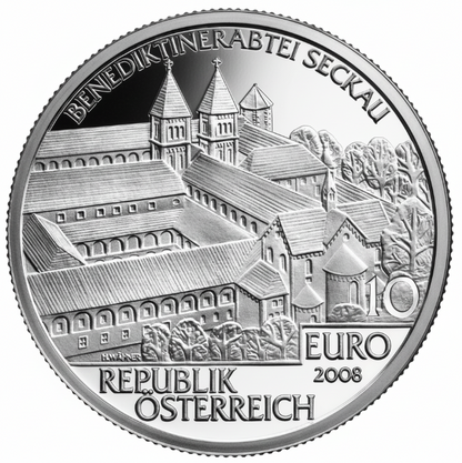 10 Euro Abtei Seckau 2008 Österreich Silber PP