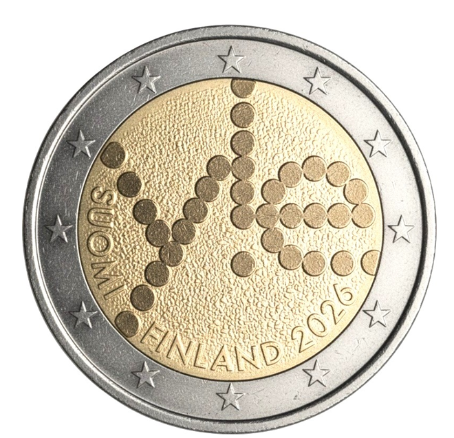 Finnland 2 Euro Yleisradio 2026 Gedenkmünze