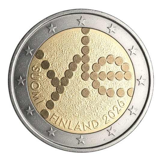 Finnland 2 Euro Yleisradio 2026 Gedenkmünze