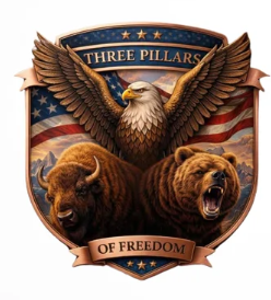 USA – Three Pillars of Freedom 5oz Kupferbarren 2026