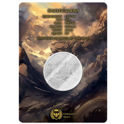 Malta Golden Eagle 2026 1/4 oz Silbermünze Coincard
