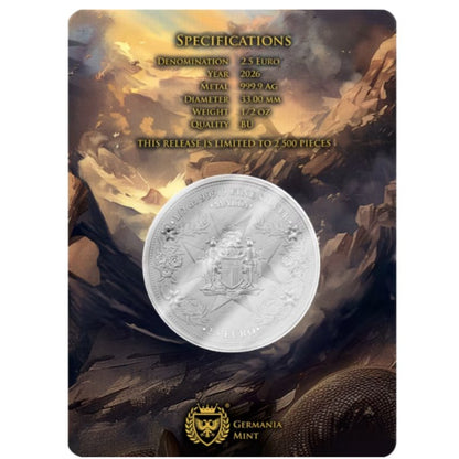 Malta Golden Eagle 2026 1/2 oz Silbermünze Coincard
