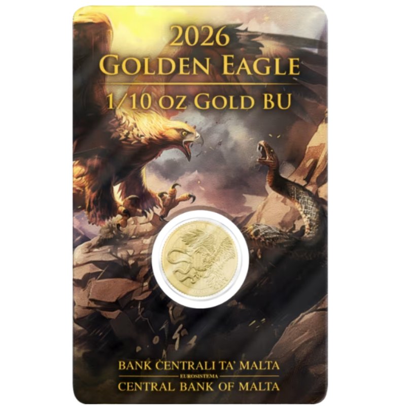 Malta Golden Eagle 2026 1/10 oz Goldmünze Germania Mint