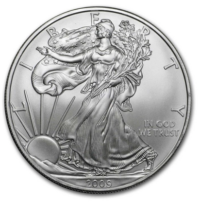 USA American Silver Eagle 2009 1 oz Silber BU in Kapsel