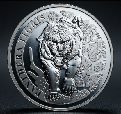 Laos Tiger Panthera Tigris 2020 500 KIP Sammlermünze