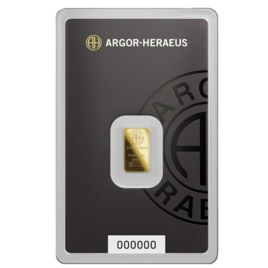 Goldbarren 1 Gramm Heraeus