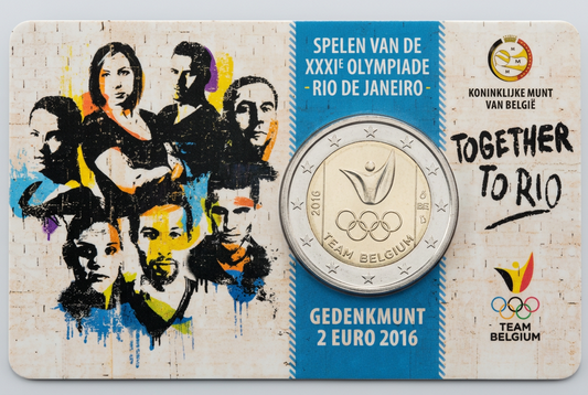 Belgien 2€ 2016 - Olympia Belgien Niederlande