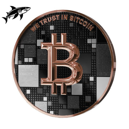 Satoshi Silver 2026 - #6 Shark Bitcoin im Holz Etui