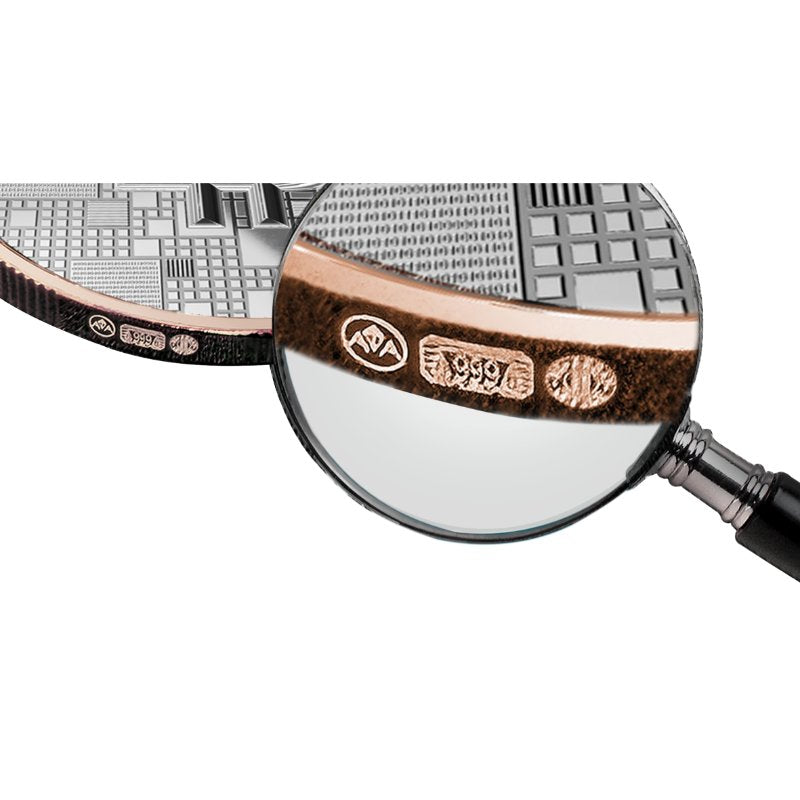 Satoshi Silver 2026 - #2 Crab Bitcoin im Holz Etui