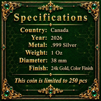 Kanada - Maple Leaf Emerald Bee 2026