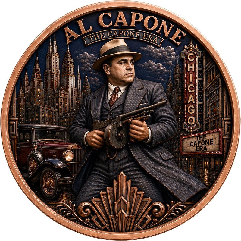 1kg Kupfer Italien - Al Capone – The Fall of Scarface 2026