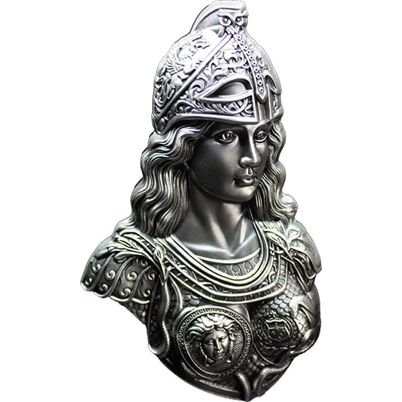 Samoa Athena 2026 2 oz Silber High Relief Antik Finish