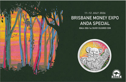 Australien Koala ANDA Brisbane Color 2026 – Präsentationskarte