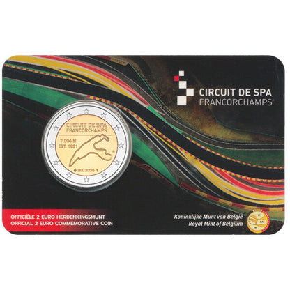 Belgien 2€ 2025 - Francorchamps CC NL