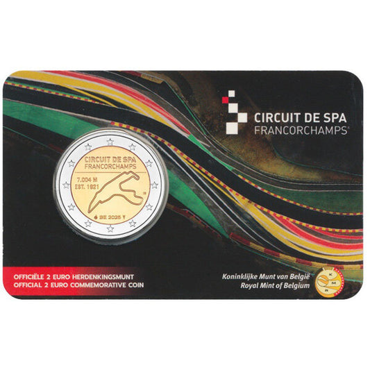 Belgien 2€ 2025 - Francorchamps CC NL