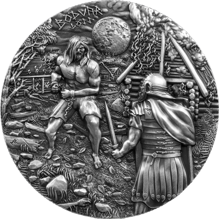 Germania - 2oz Bödvar Saga Loss 2026 Ultra High Relief