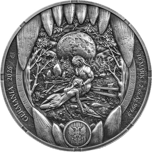 Germania - 2oz Bödvar Saga Loss 2026 Ultra High Relief