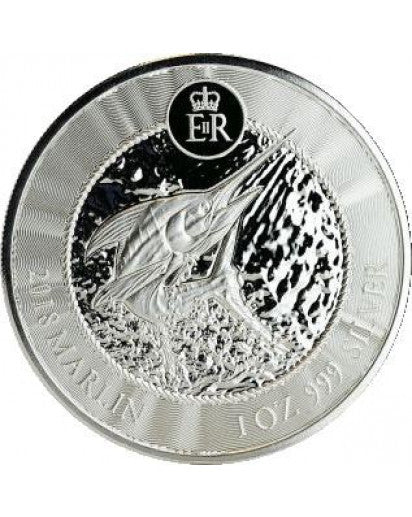 Cayman Islands - Sea Life Speerfisch 2018 - Silber 1 Unze Kaimaninseln