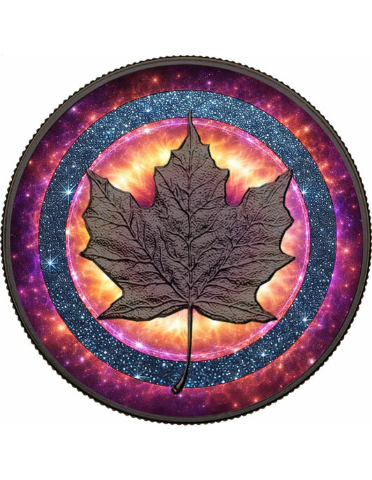 Celestial Maple 2026 Silbermünze Ruthenium Diamond Dust