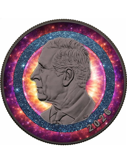 Celestial Maple 2026 Silbermünze Ruthenium Diamond Dust