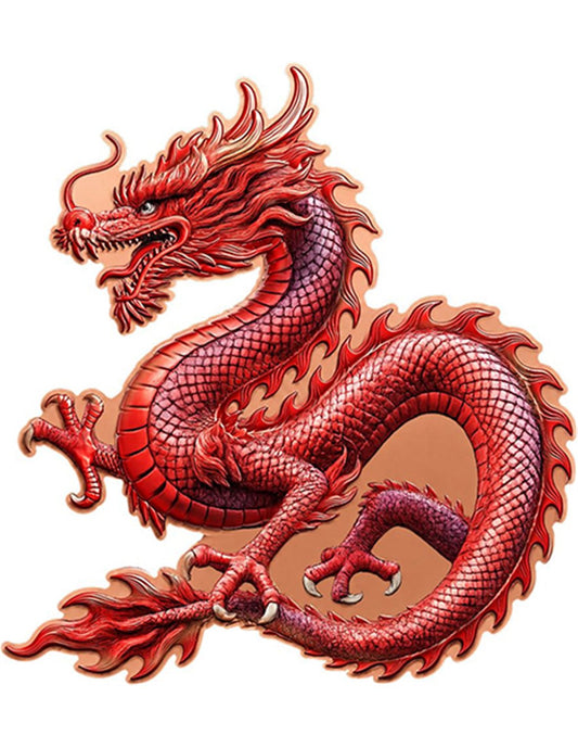5oz Kupfer CHINESE RED DRAGON