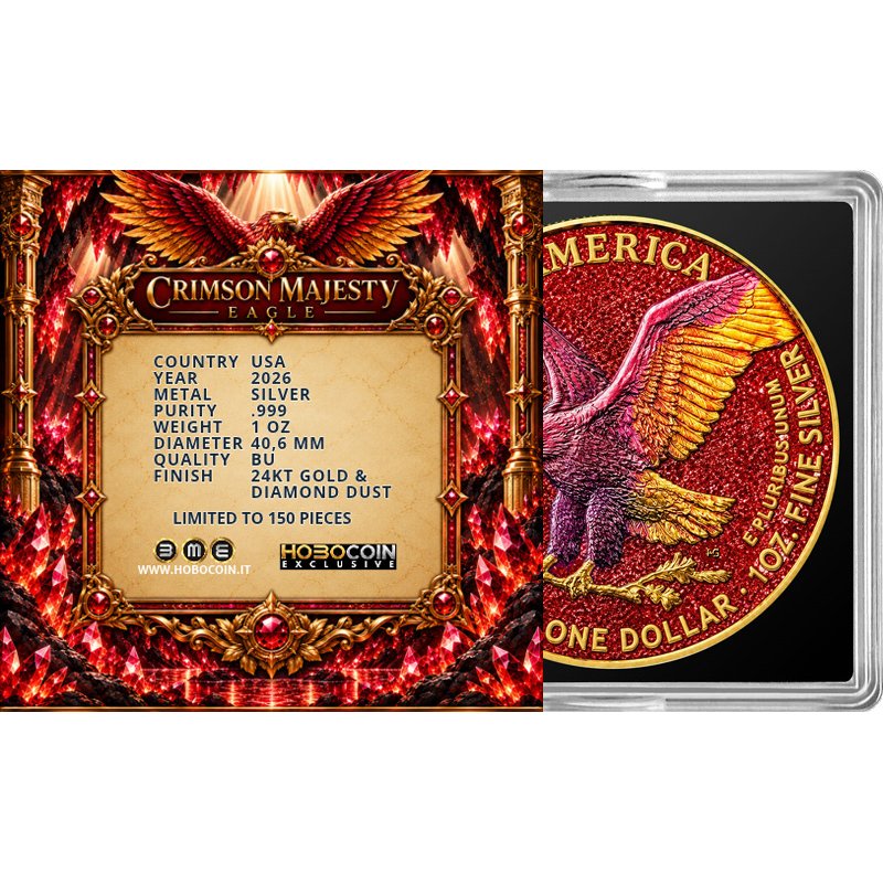 USA - Silver Eagle Crimson Majesty 2026