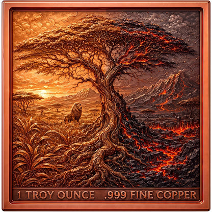 1oz Kupfer Cyber Lion 2026