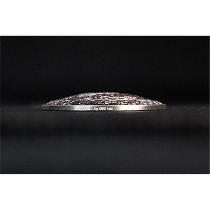 Hercules Shield Stacker 1 oz Silber Antik Finish USA