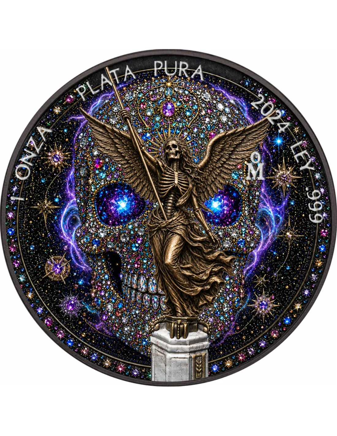 Mexiko - DIAMOND LIBERTAD AURA SKULL 2024