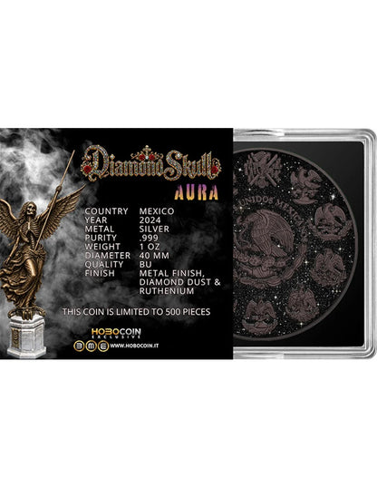 Mexiko - DIAMOND LIBERTAD AURA SKULL 2024