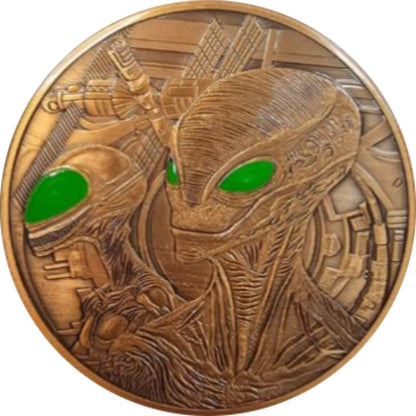 5oz Kupfer USA Alien Glow-in-the-Dark