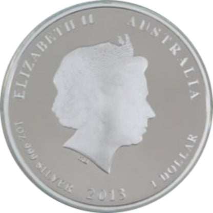 Australien - Lunar II 0,5 oz Schlange 2013 PP Color