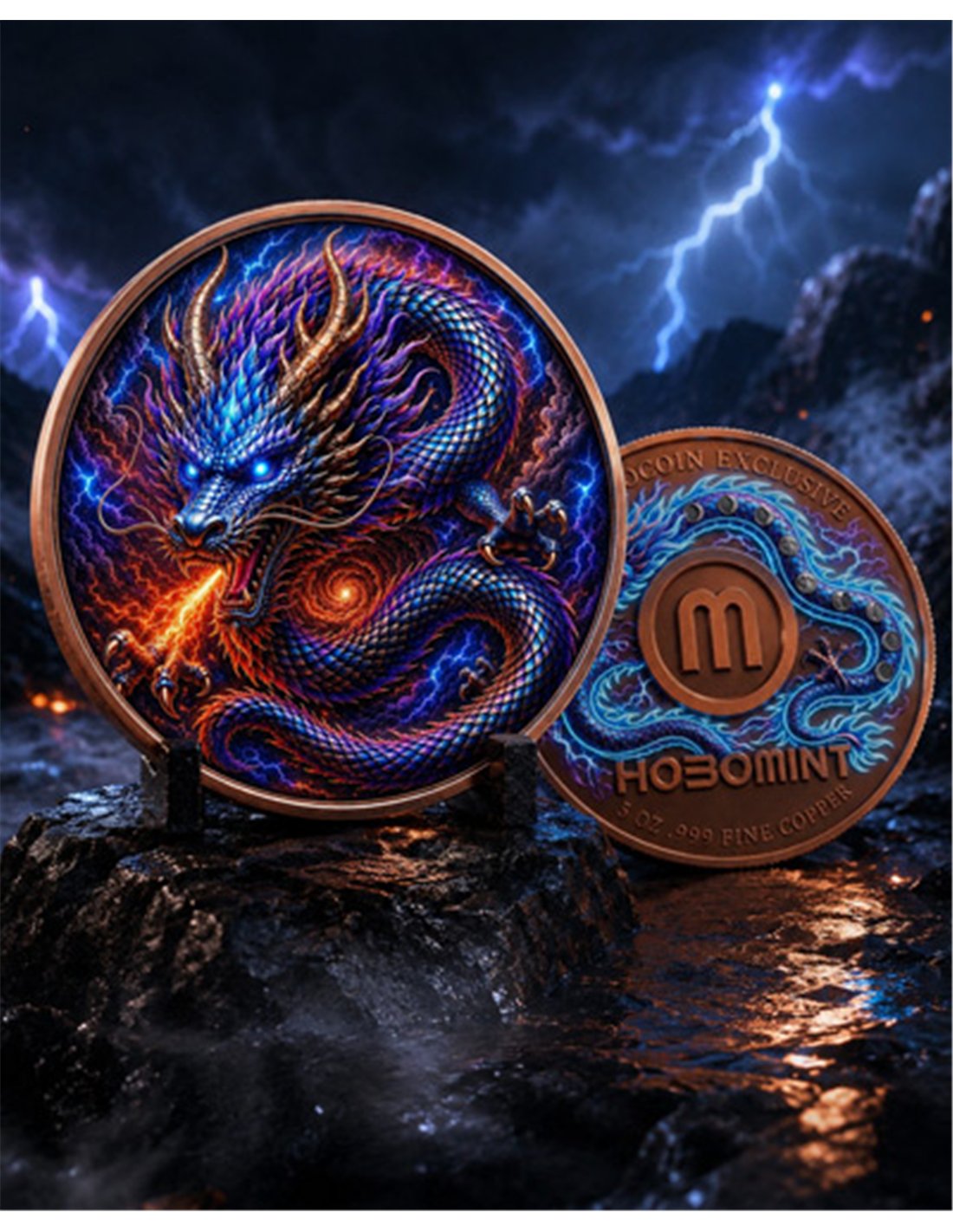 5oz Kupfer Italien - DRAGON OF THE COSMIC STORM 2026
