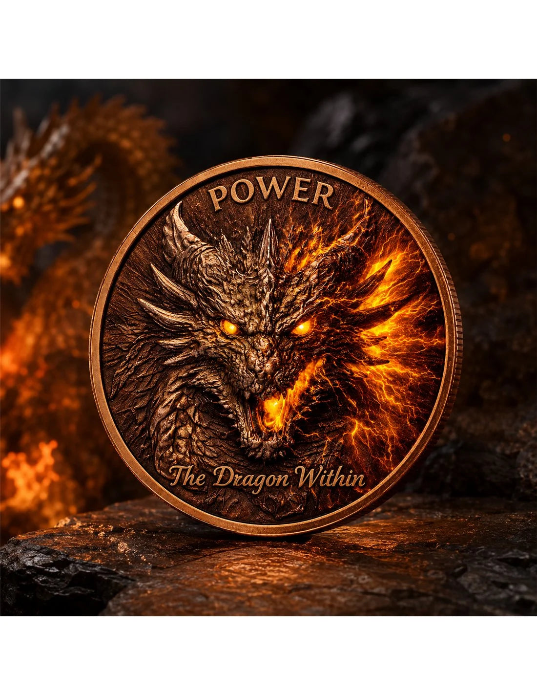 1oz Kupfer Italien - Virtues Dragon 2026