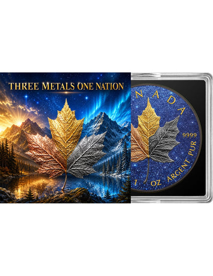 Kanada - DREI METALLE, EINE NATION Maple Leaf 2026
