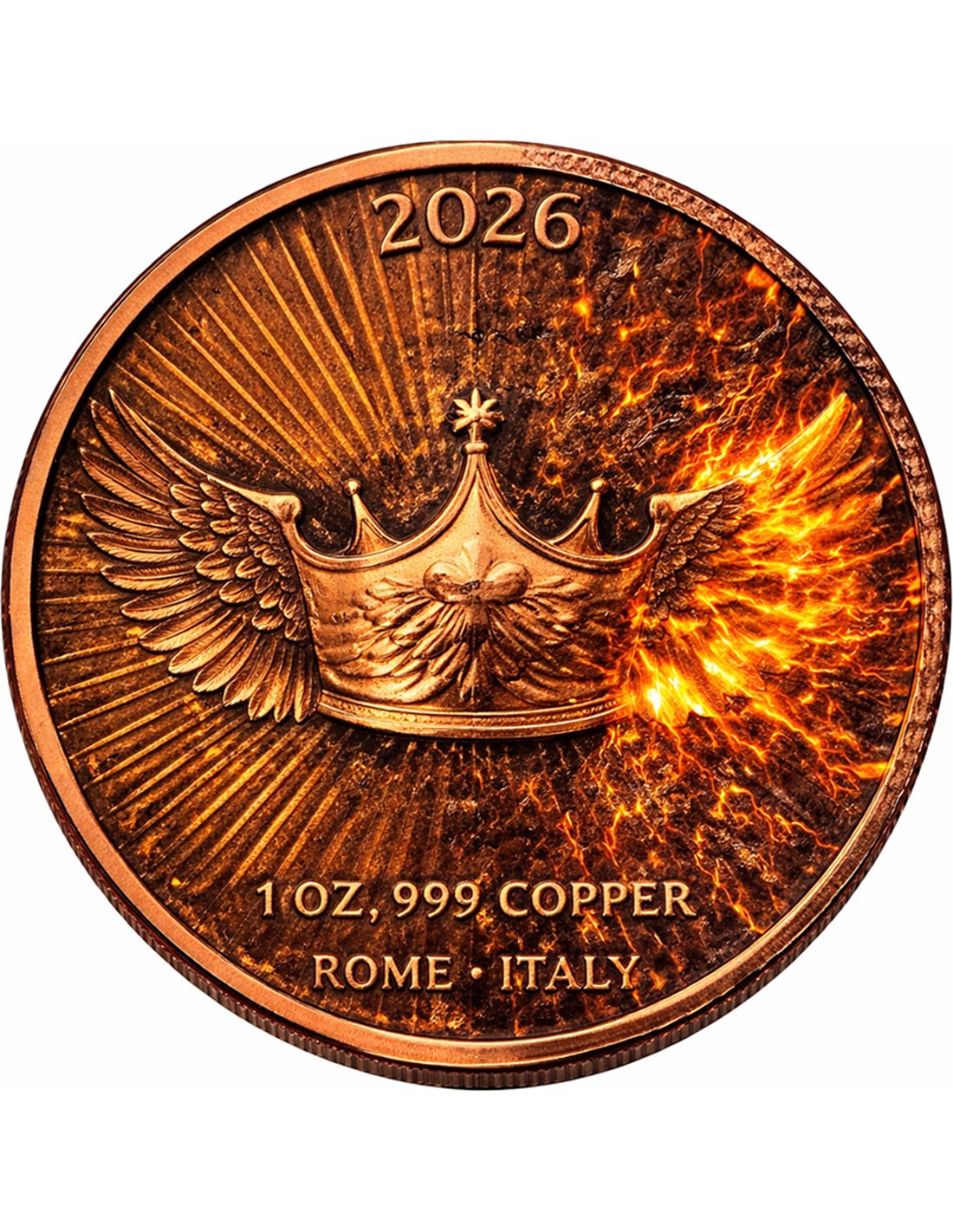 1oz Kupfer Italien - Vision Der Adler in uns 2026