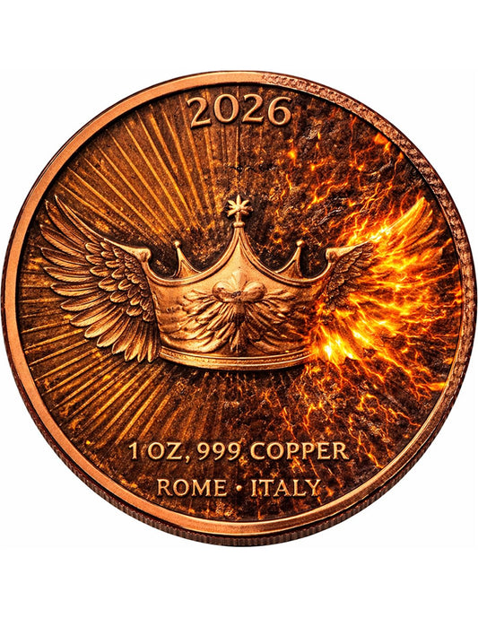 1oz Kupfer Italien - Vision Der Adler in uns 2026