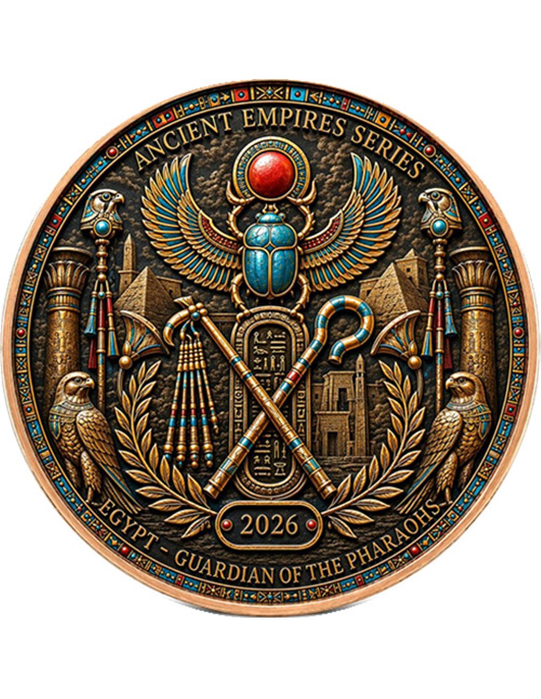 1oz Kupfer Italien - EGYPT Ancient Empires 2026