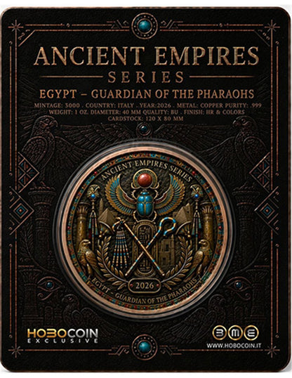 1oz Kupfer Italien - EGYPT Ancient Empires 2026