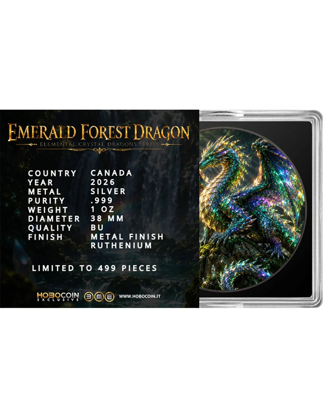 Kanada - EMERALD FOREST DRAGON Ruthenium