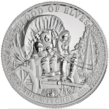 The Witcher Blood of Elves 1 oz Silber 2024 – Kamerun