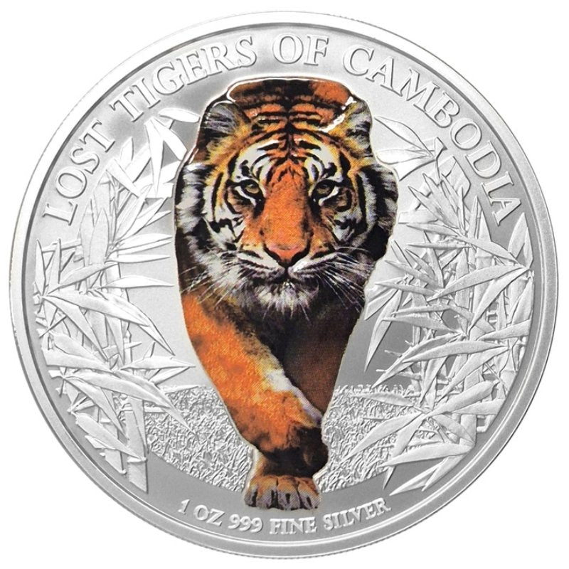 The Lost Tiger of Cambodia 1 oz Silbermünze 2026